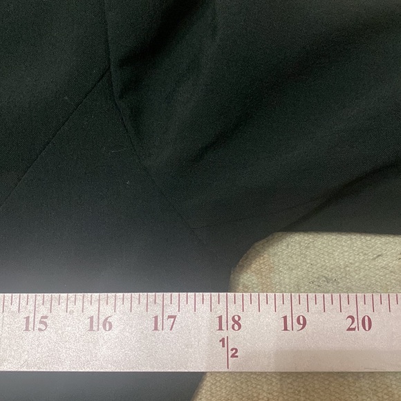 Beautiful Quality Fabric Long Black Blazer Classic Made in France - Picture 8 of 10